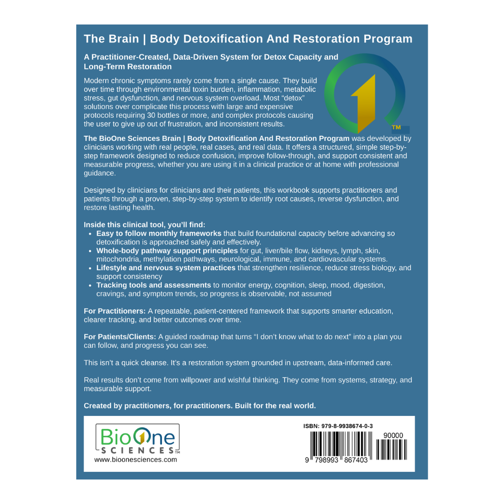 The Brain and Body Detoxification and Restoration Program Workbook