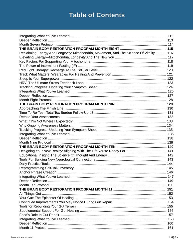 
                  
                    Brain and Body Detoxification and Restoration Program Workbook
                  
                