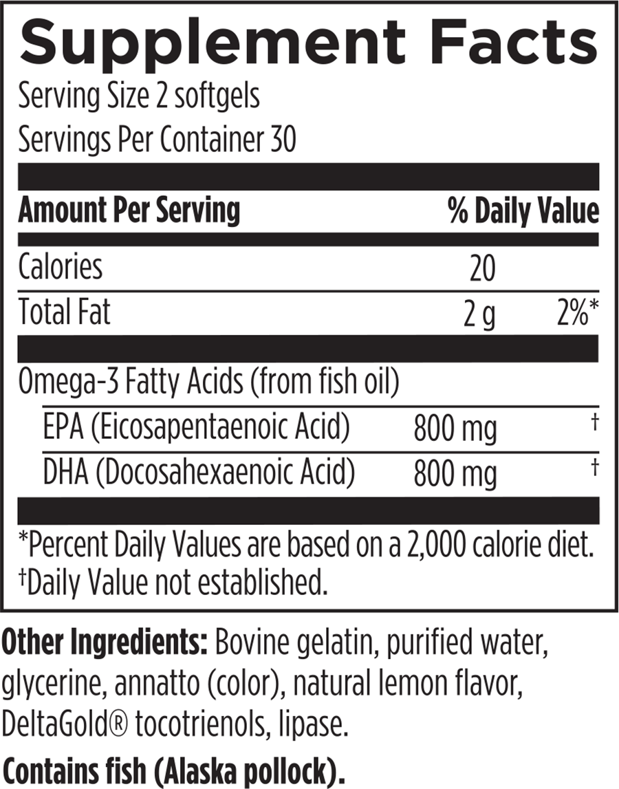 
                  
                    Omega 1600 (DHA/EPA)
                  
                