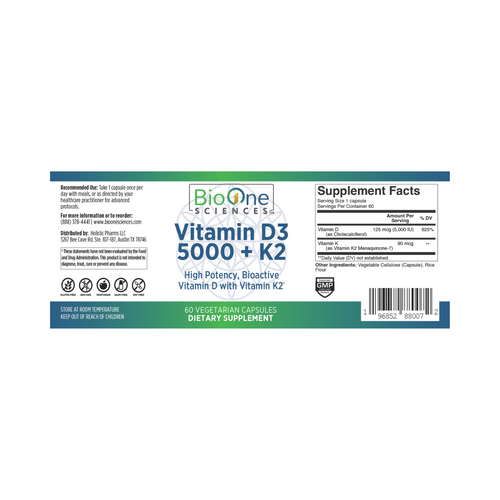 Vitamin D3 5000 + K2